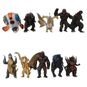 اکشن فیگور مدل گودزیلا و کینگ کنگ مجموعه 10 عددی