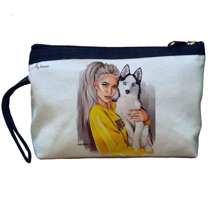 کیف لوازم آرایش زنانه آی تمر مدل لیدی و هاسکی کد 242