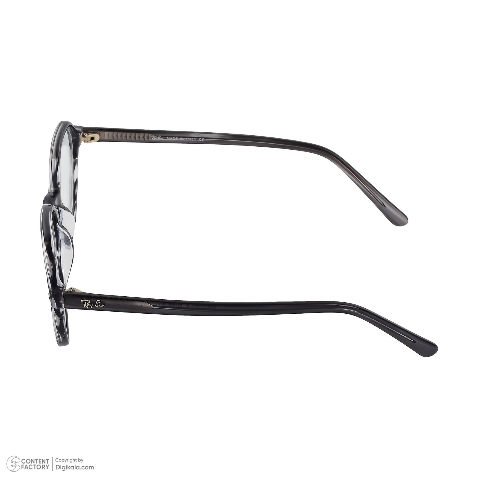فریم عینک طبی گرد ری بن مدل 0RB5395-F-8055 مناسب برای صورت مستطیل، مربع، قلب و لوزی -  - 4