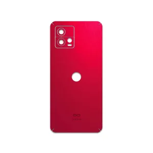 MAHOOT Matte-Warm-Red Cover Sticker for Motorola Moto G72