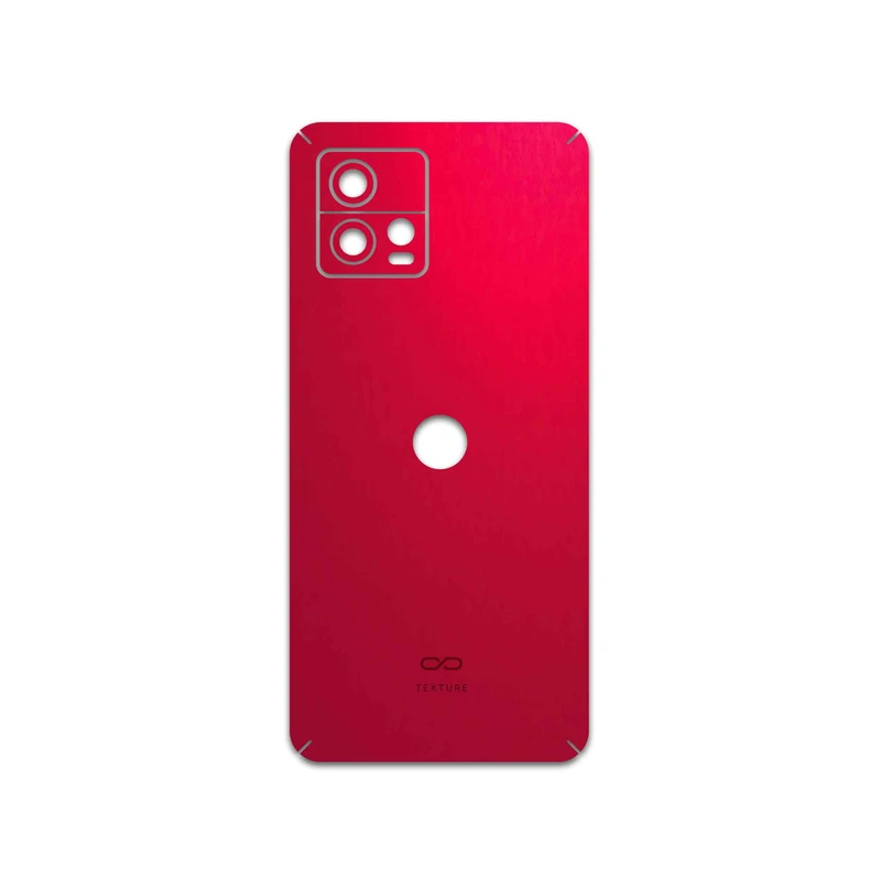 برچسب پوششی ماهوت مدل Matte-Warm-Red مناسب برای گوشی موبایل موتورولا Moto G72