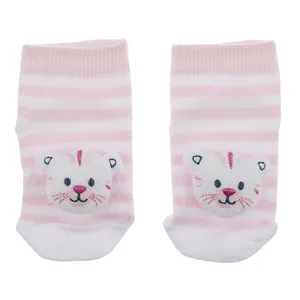 جوراب نوزادی Minidamla مدل Pink Cat