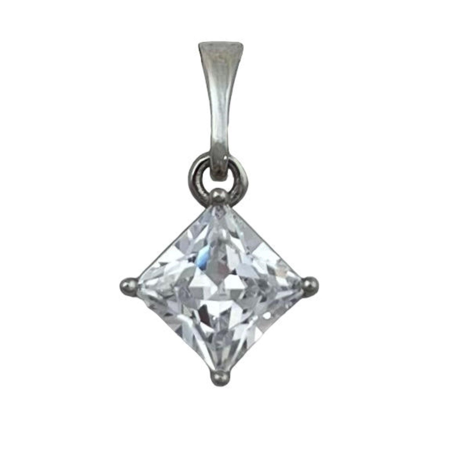 آویز گردنبند زنانه ژوپینگ مدل مربع کد N4607 -  - 1