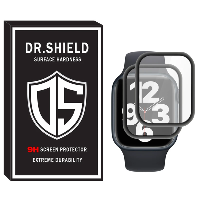 محافظ صفحه نمایش دکترشیلد مدل DR_07 مناسب برای ساعت هوشمند اپل Apple Watch Series 7 Aluminum 41mm بسته دو عددی