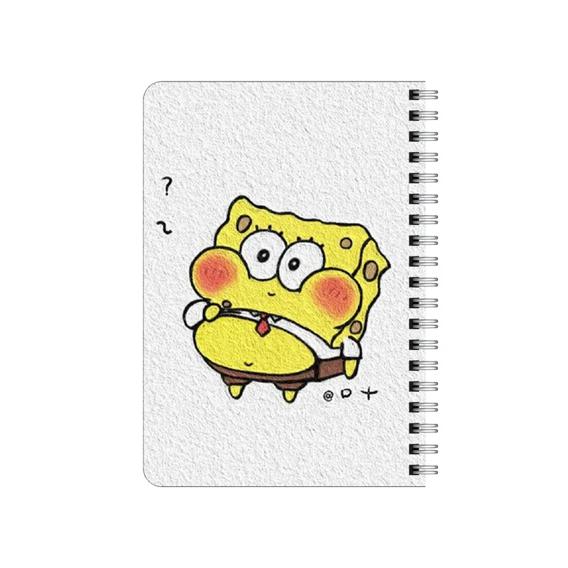 دفترچه یادداشت بامبیلیپ مدل چوبی طرح باب اسفنجی تپل کد 4503173