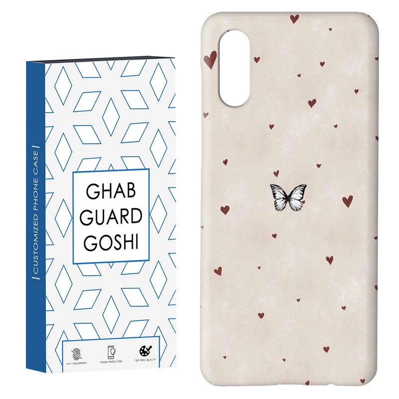 کاور قاب گارد گوشی طرح پروانه کد Dimo-855 مناسب برای گوشی موبایل سامسونگ Galaxy A02 / M02