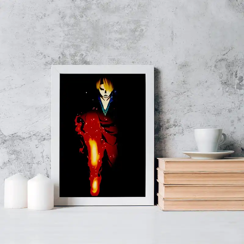 تابلو خندالو مدل سانجی انیمه وان پیس One Piece کد 17296