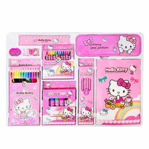 بسته لوازم تحریر مدل هلو کیتی بسته 9 عددی