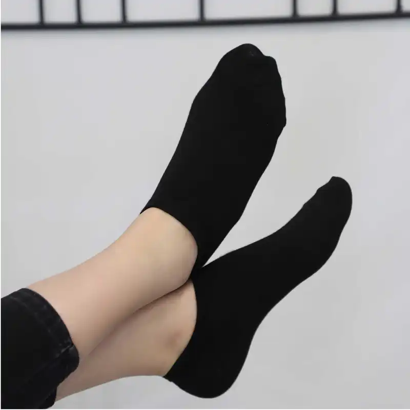 جوراب زنانه مدل مچی نخی بسته 3 عددی