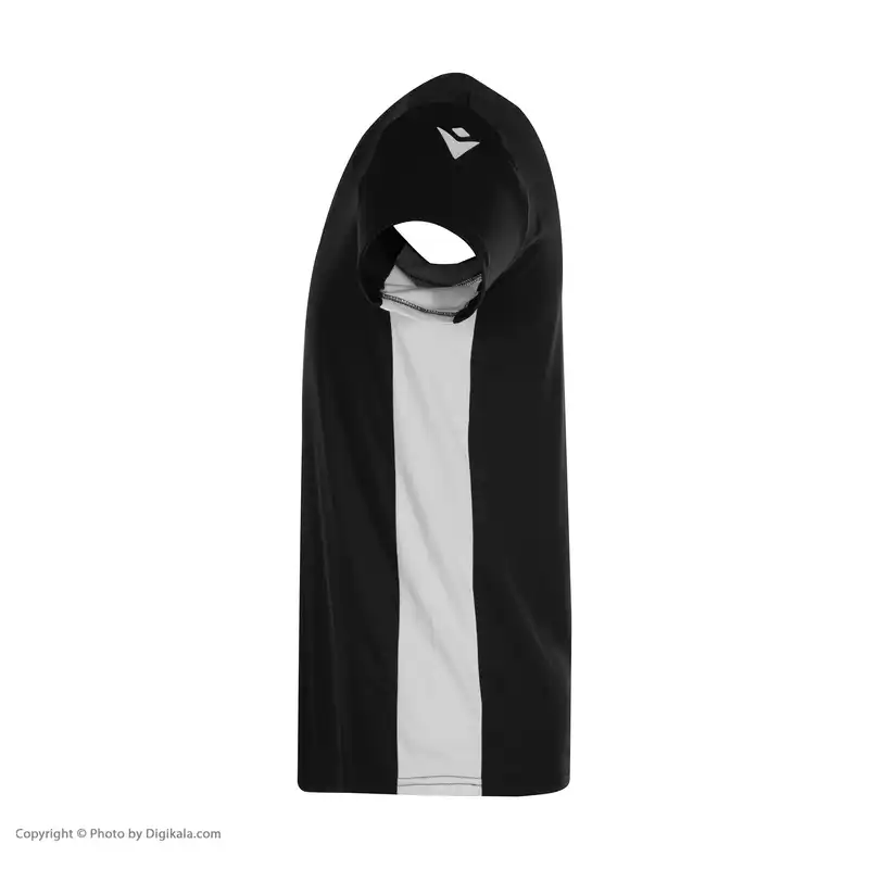 تی شرت ورزشی مردانه مکرون مدل کاناپوس رنگ مشکی