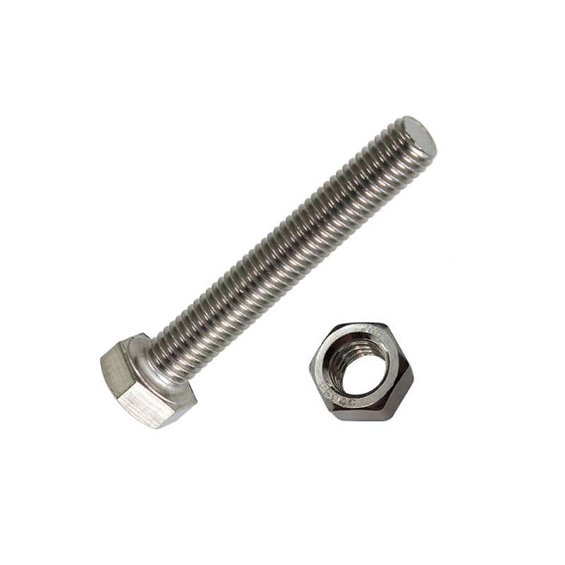 پیچ و مهره مدل Hex-12-80 مجموعه 2 عددی