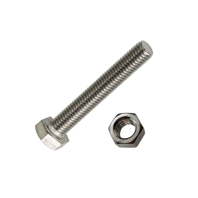 پیچ و مهره مدل Hex-10-70 بسته 2 عددی
