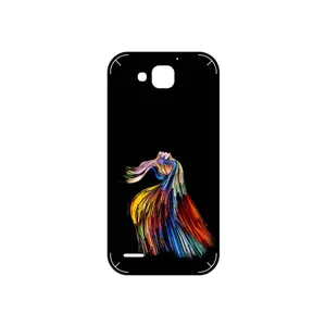 MAHOOT Rainbow Hair Digital Art Cover Sticker for Huawei Ascend G750