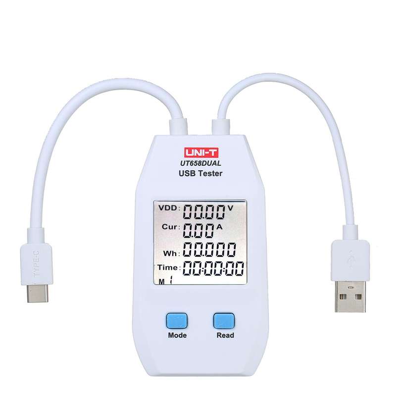 تستر درگاه USB یونی تی مدل UT658DUAL تستر درگاه USB یونی تی مدل UT658DUAL