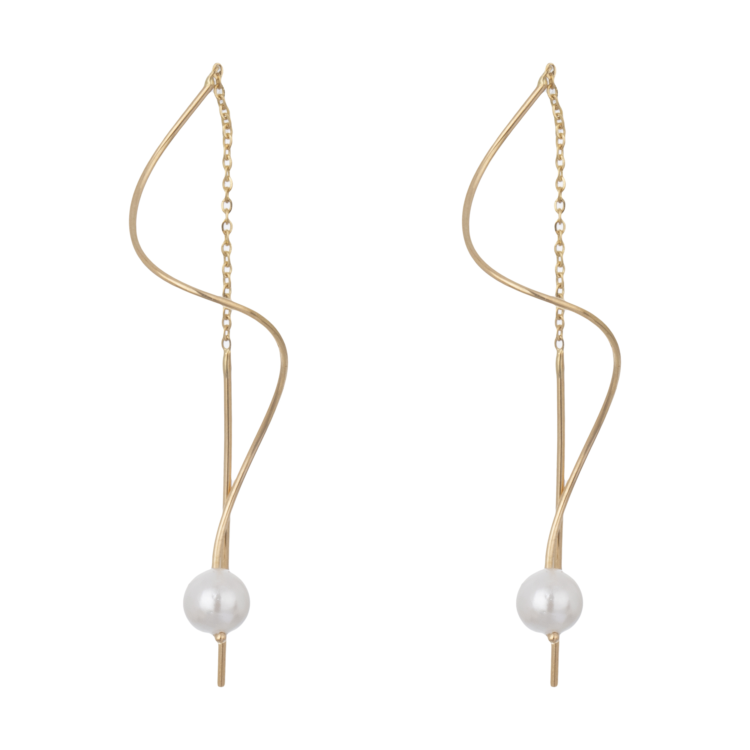 گوشواره طلا 18 عیار زنانه مایا ماهک مدل ME0874