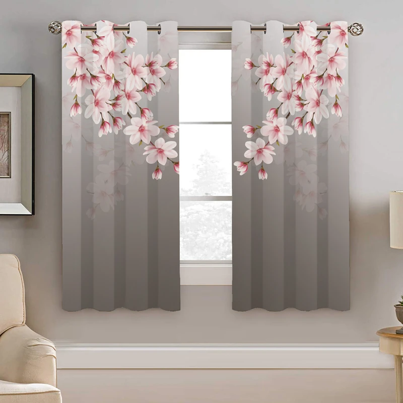 پرده نیروانا طرح گل مدل مخمل کد 8444 سایز 140×200 سانتی متر