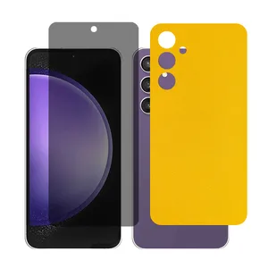 Glass Together model Privacy Screen Protector Suitable for Samsung Galaxy A55 Mobile Phone with Back cover sticker