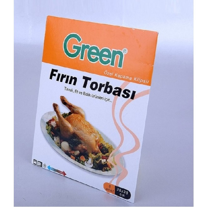 کیسه پخت گرین مدل تنورک پخت بسته 8 عددی