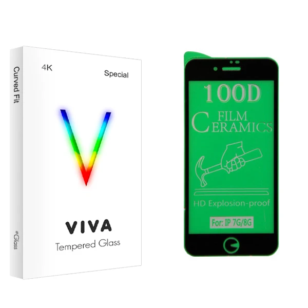 محافظ صفحه نمایش ویوا مدل 4K مناسب برای گوشی موبایل اپل iphone 7/ 8