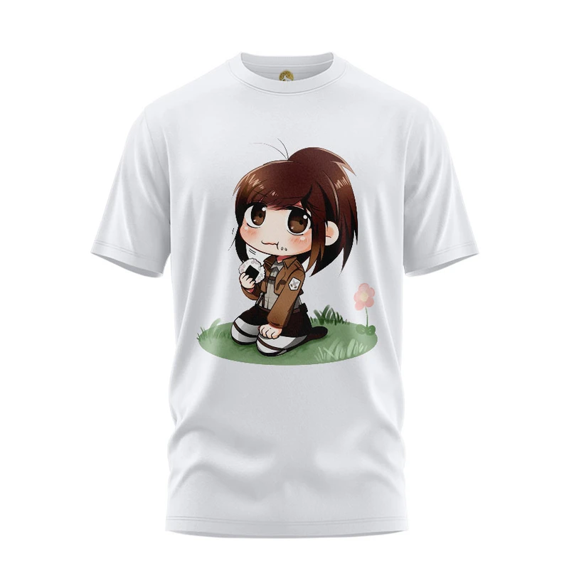 تی شرت آستین کوتاه مردانه هومرو مدل TW341 طرح اتک آن تایتان