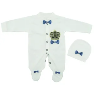 ست سرهمی و کلاه نوزادی مدل 44454