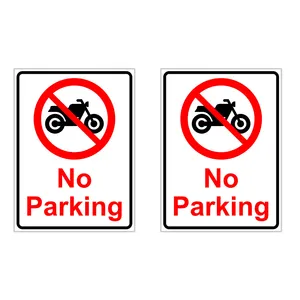 برچسب چاپ پارسیان طرح NO PARKING بسته 2 عددی