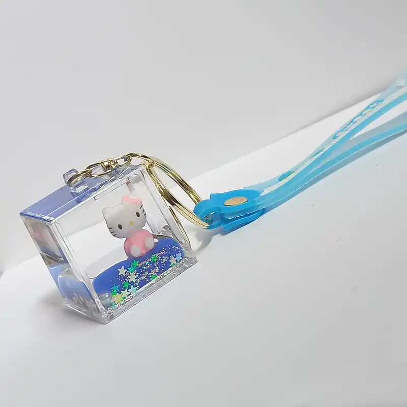 جاکلیدی مدل آکواریومی کیتی طرح مکعب