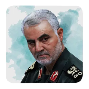 مگنت کد G1041 طرح سردار شهید حاج قاسم سلیمانی
