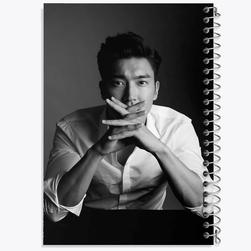 دفتر مشق 50 برگ خندالو مدل شیوون گروه سوپر جونیور Super Junior کد 12188