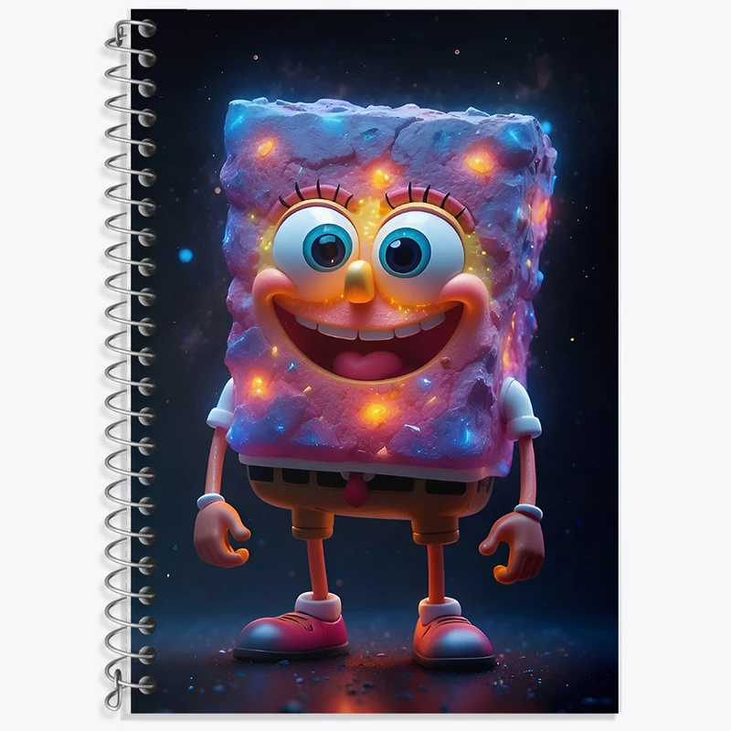 دفتر نت موسیقی 50 برگ خندالو طرح باب اسفنجی کد F7047