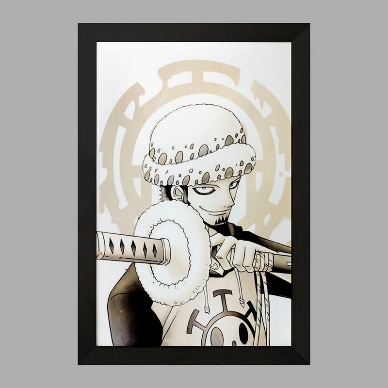 تابلو خندالو مدل ترافلگر انیمه وان پیس One Piece  کد 17268