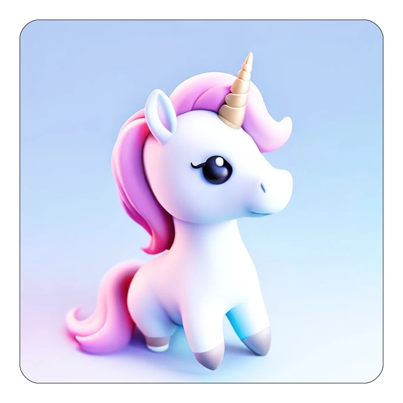 مگنت کاکتی طرح اسب تک شاخ و یونیکورن مدل mp33512