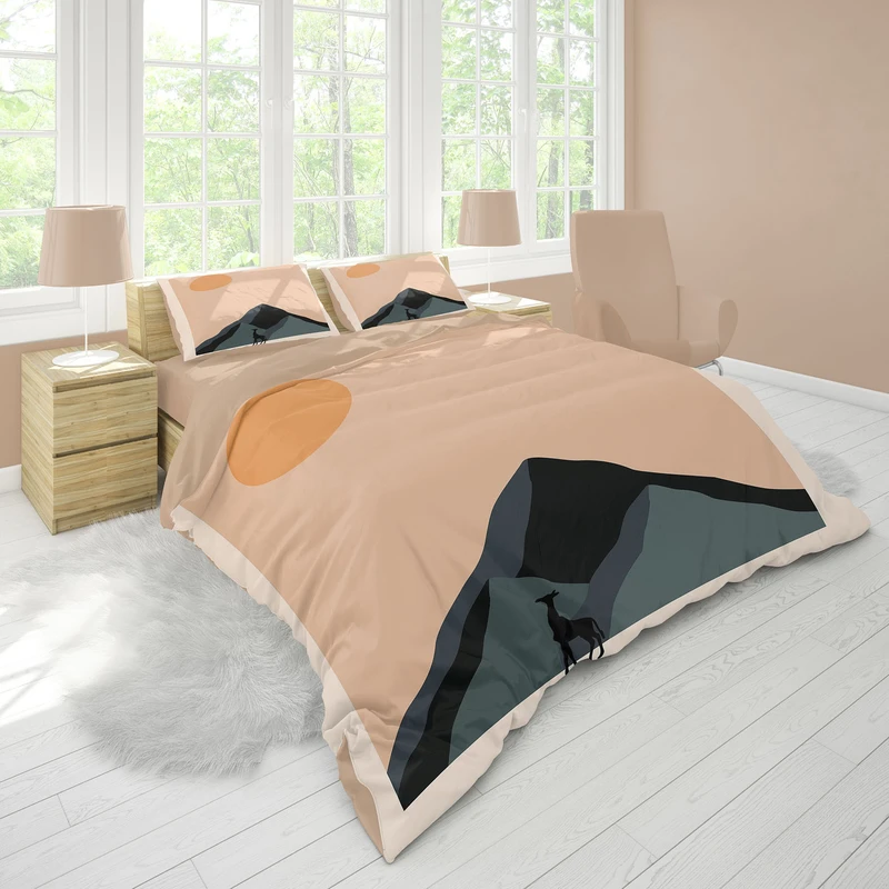 سرویس خواب 2 نفر 6 تکه مدل B134 میکروچاپ دیجیتال 