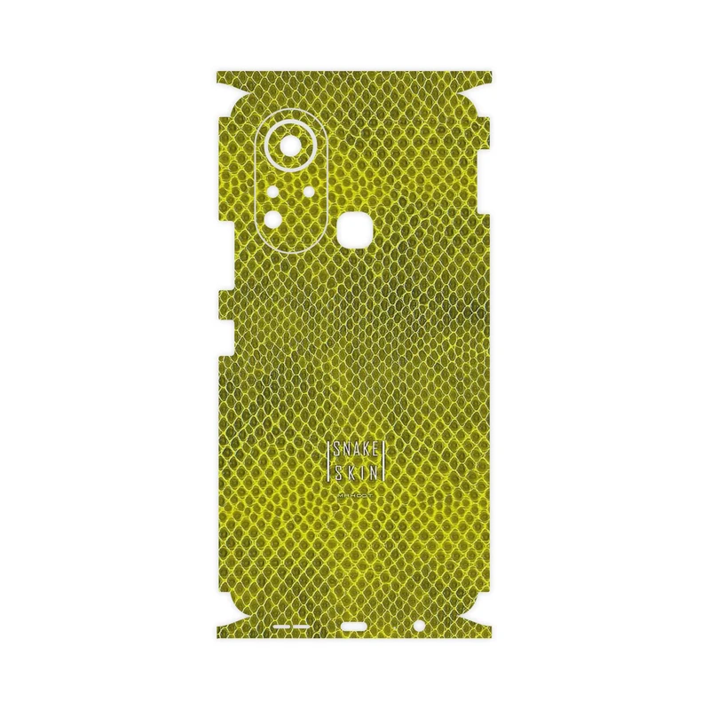 برچسب پوششی ماهوت مدل Yellow Snake Skin-FullSkin مناسب برای گوشی موبایل اینفینیکس Hot 11s