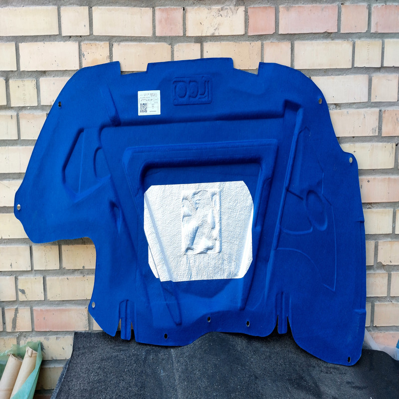 عایق درب موتور ایده پارت نیکان مدل آلومینیوم دار مناسب برای 206