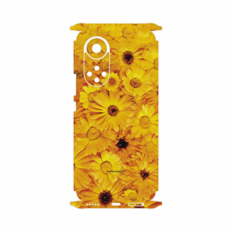 برچسب پوششی ماهوت مدل Yellow-Flower-FullSkin مناسب برای گوشی موبایل هوآوی Nova 9