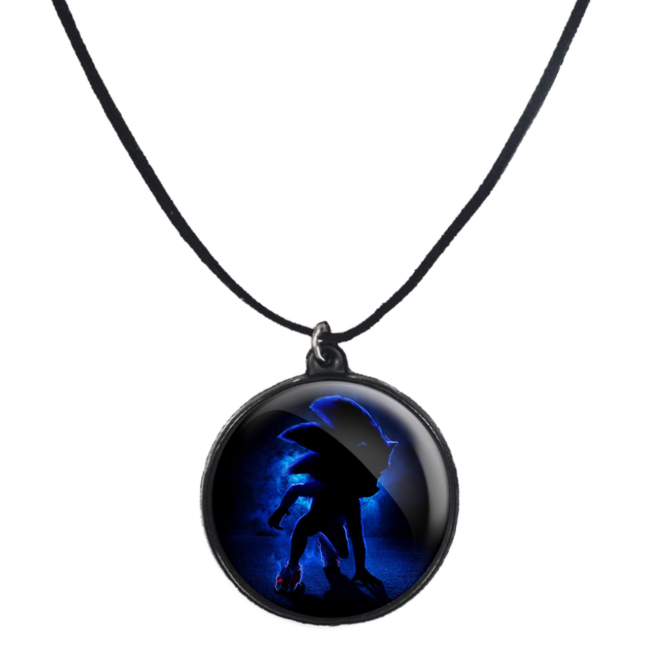 گردنبند پرمانه طرح سونیک کد pmb.14945 مدل دو طرفه