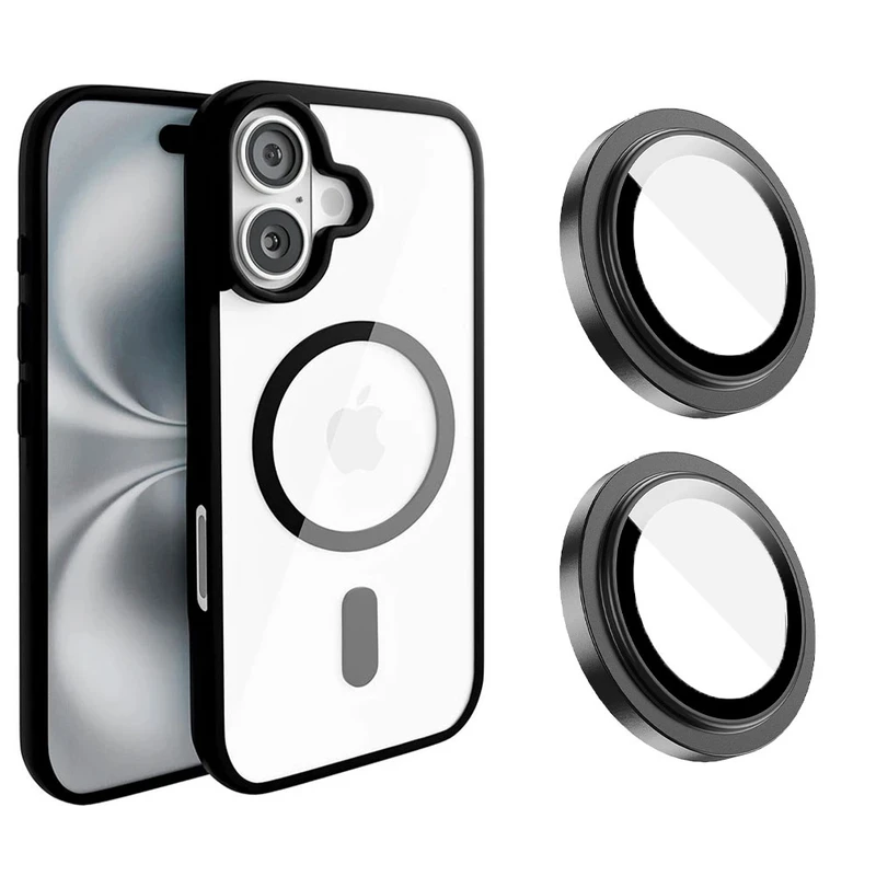 کاور پنتر مدل MGsaf protct مناسب برای گوشی موبایل اپل iPhone 17 به همراه محافظ لنز