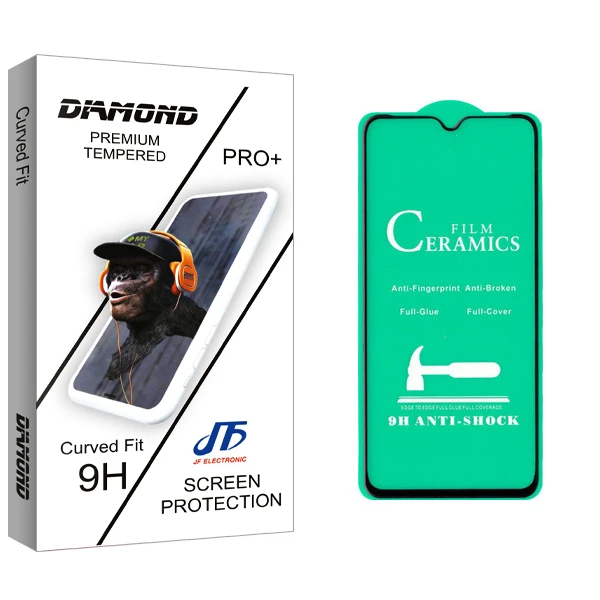 محافظ صفحه نمایش سرامیکی جی اف مدل Diamond glass مناسب برای گوشی موبایل شیائومی Redmi Note 8