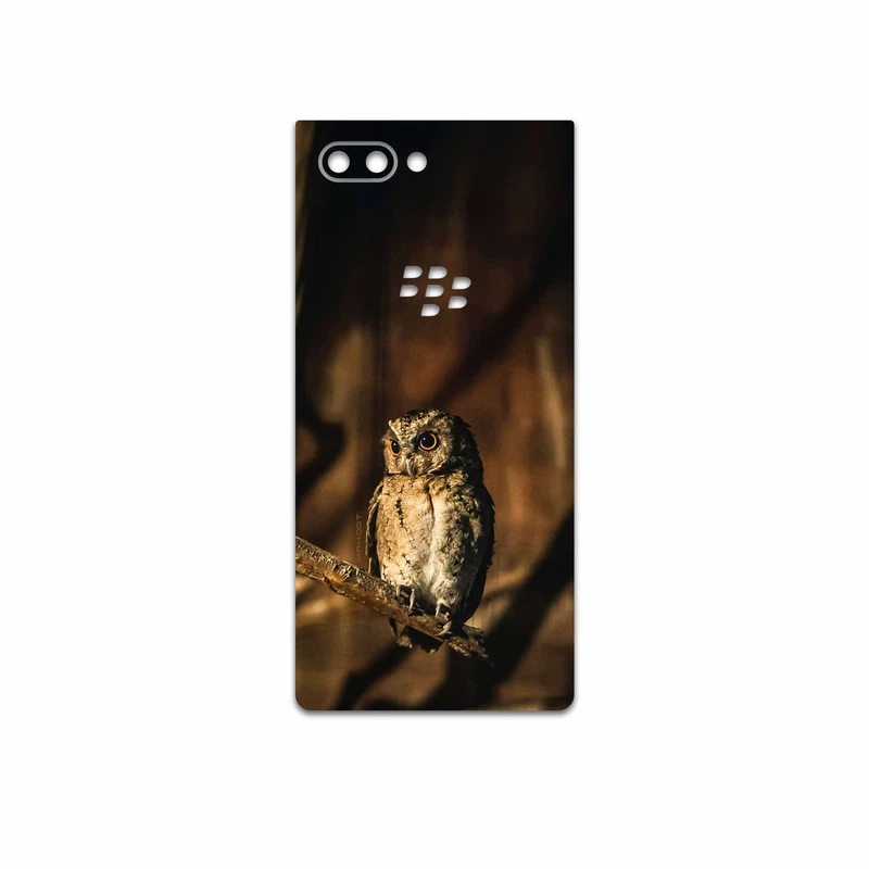 برچسب پوششی ماهوت مدل Owl مناسب برای گوشی موبایل بلک بری Key 2