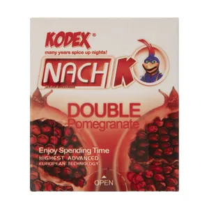 Kodex Double Pomegranate Condom 3PSC