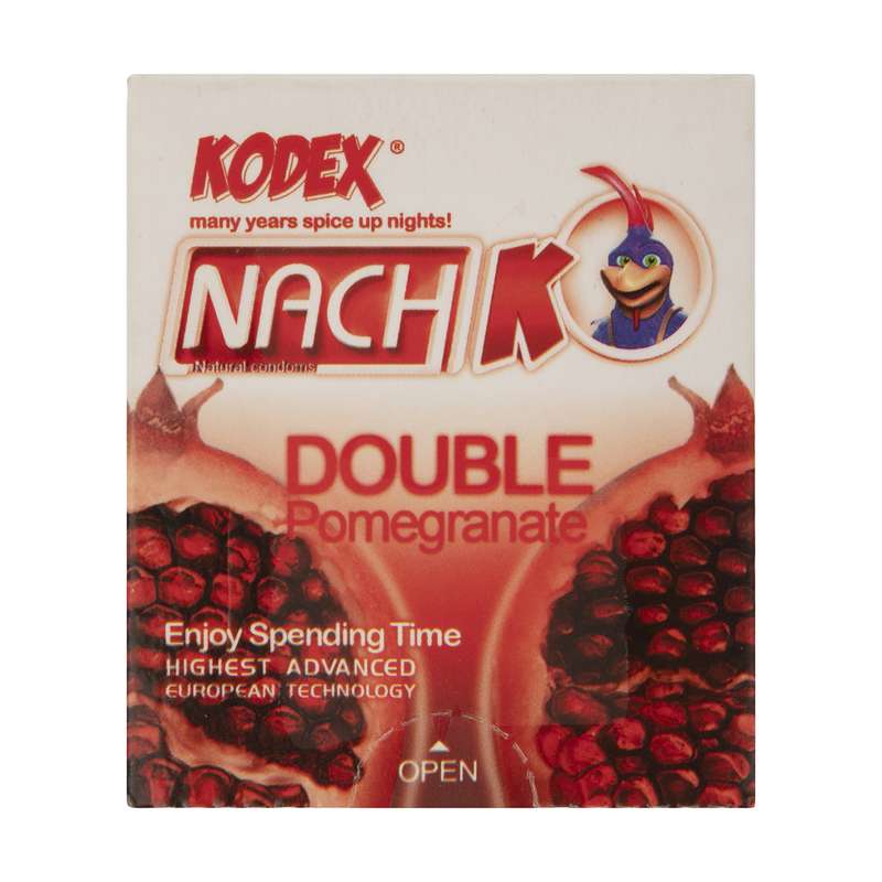 کاندوم کدکس مدل Double Pomegranate بسته 3 عددی کاندوم کدکس مدل Double Pomegranate بسته 3 عددی