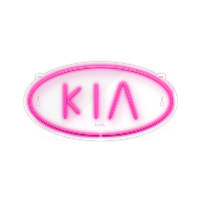 چراغ دیواری نئون دیزاین طرح Kia_PN