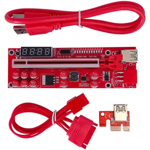 رایزر کارت گرافیک تبدیل PCI EXPRESS X1 به X16 مدل 10 خازن کد 7sh-V013-PRO