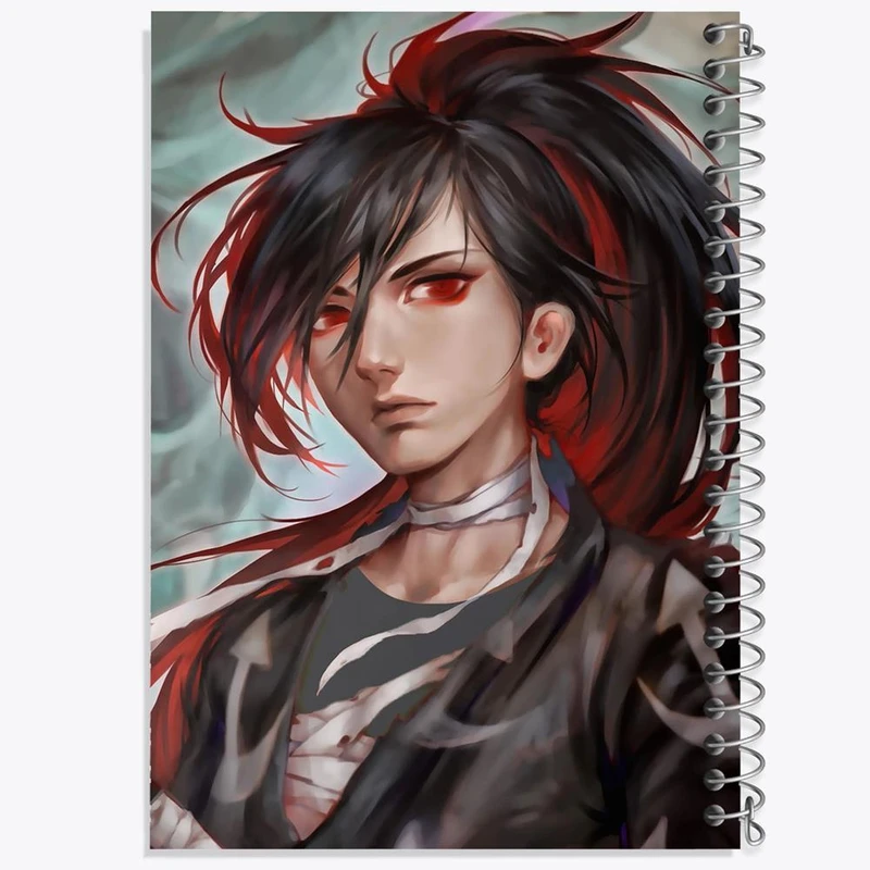 دفتر شطرنجی 50 برگ خندالو طرح هیاکومارو انیمه دورورو Dororo کد 28592