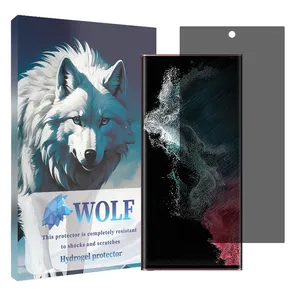 Wolf Tough model privacy screen Protector Suitable for Samsung Galaxy S22 Ultra Mobile Phone