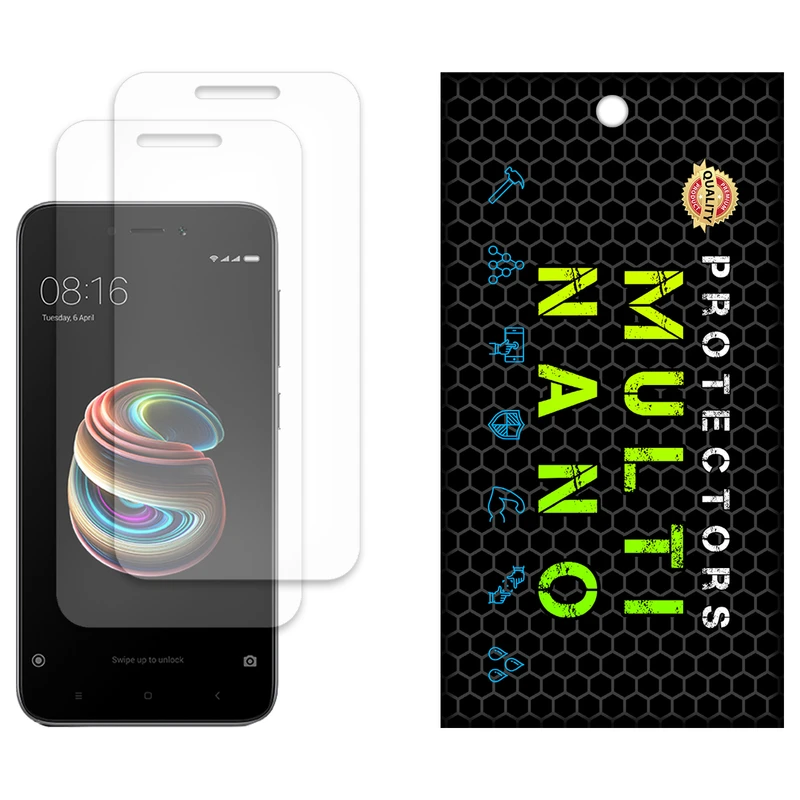 محافظ صفحه نمایش مات مولتی نانو مدل X-S2M مناسب برای گوشی موبایل شیائومی Redmi 5A بسته دو عددی