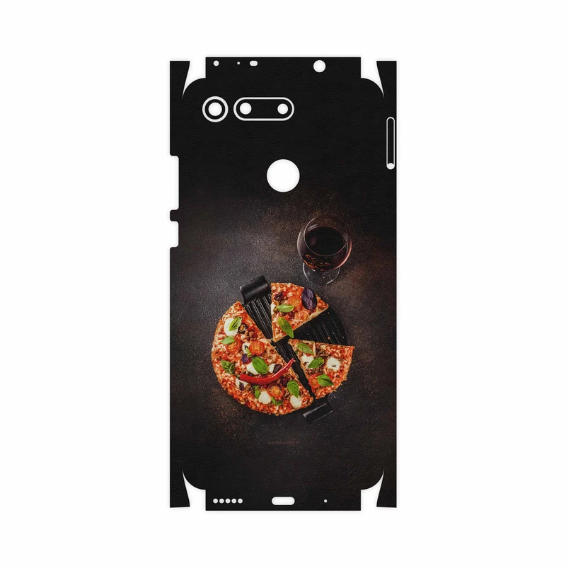 برچسب پوششی ماهوت مدل Pizza-FullSkin مناسب برای گوشی موبایل آنر View 20