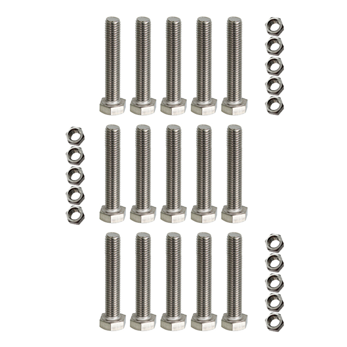 پیچ و مهره مدل Gh-10-80 مجموعه 30 عددی
