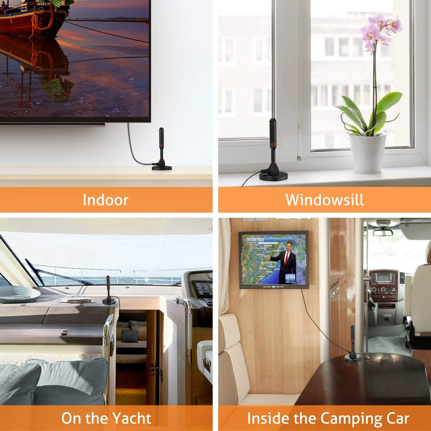 آنتن رومیزی بی کیول مدل DVB-T آنتن رومیزی بی کیول مدل DVB-T